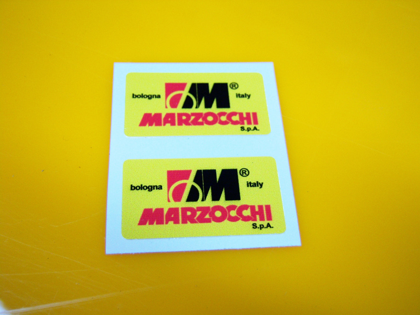 MARZOCCHI STICKERS FOR MODELS WITHOUT GAS TANK