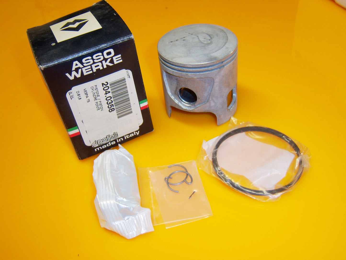 PISTONE VESPA T5 61,8 MM
